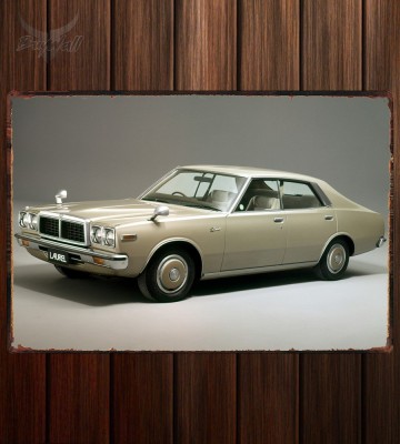 Металлическая табличка Nissan Laurel Hardtop (C230)